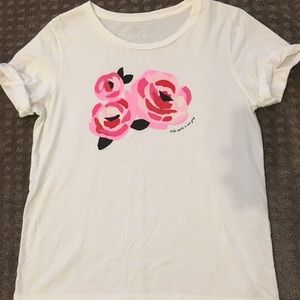 Kate Spade Broome Street roll-sleeve T-shirt